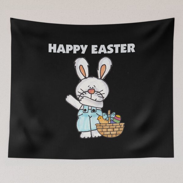 Item preview, Dabbing Bunny Dancing Happy Easter Design designed and sold by SpiritWestDesig.