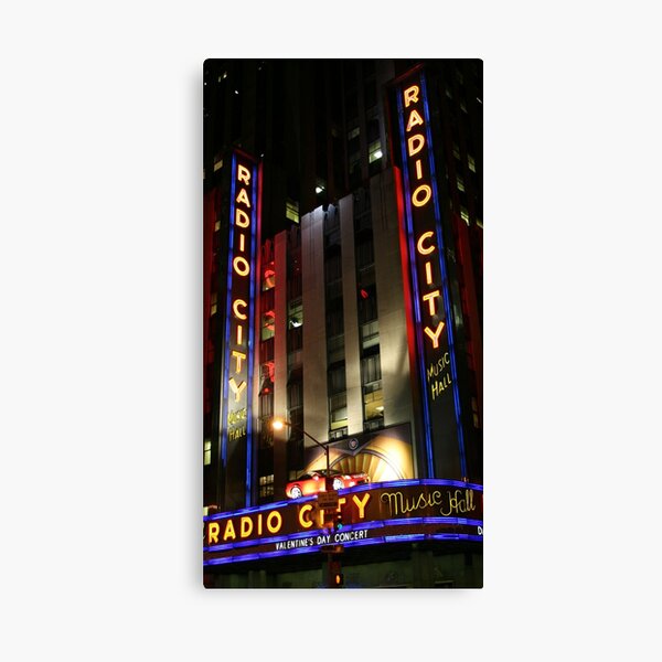 Radio City Canvas Print