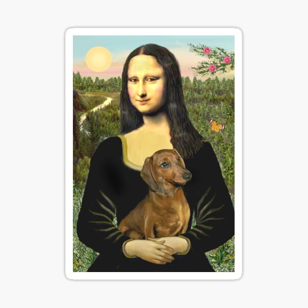 600px x 600px - Mona Lisa Stickers for Sale | Redbubble