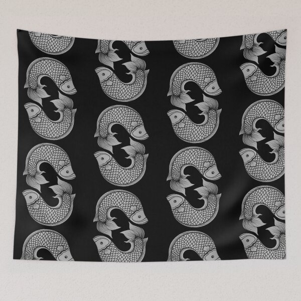 Item preview, Chinese Fishes Koi Carp Luck Fortune Prosperity Gift designed and sold by peter2art.