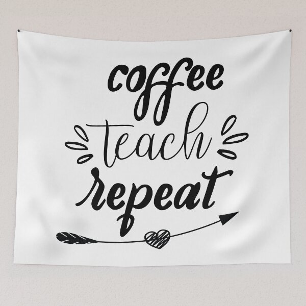 Item preview, Coffee Teach Repeat designed and sold by lotusland.