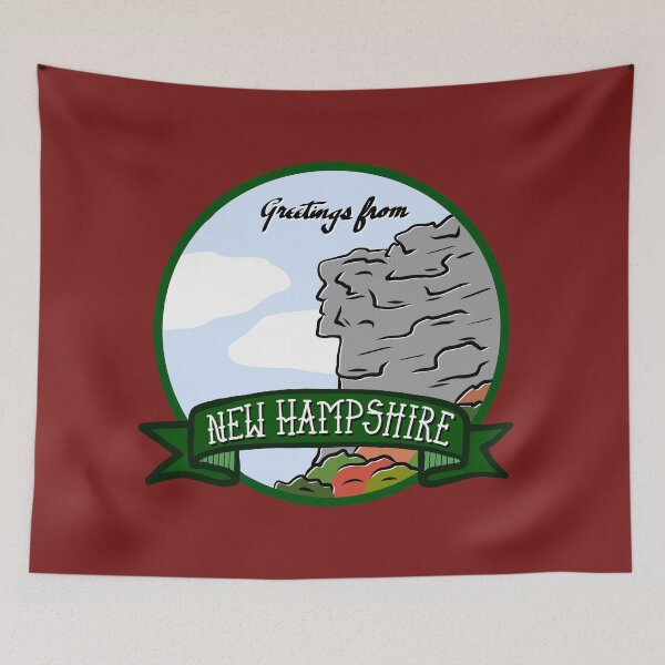 Item preview, New Hampshire Badge designed and sold by HawkstoneDesign.