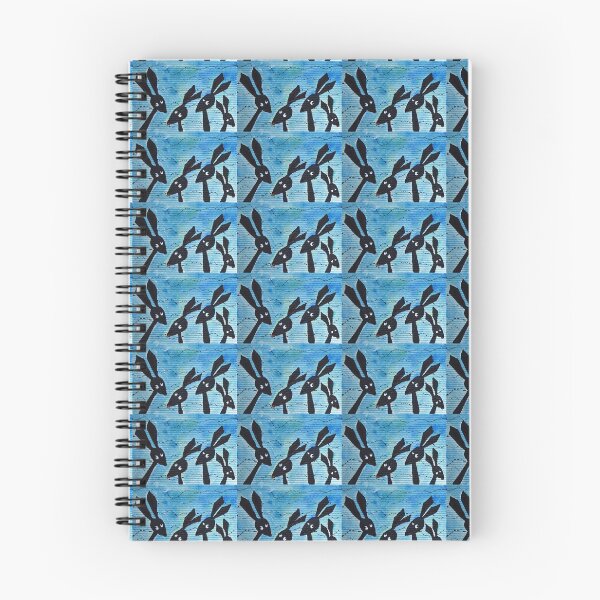 Item preview, Conejitos whacky en azul designed and sold by Shayduk.