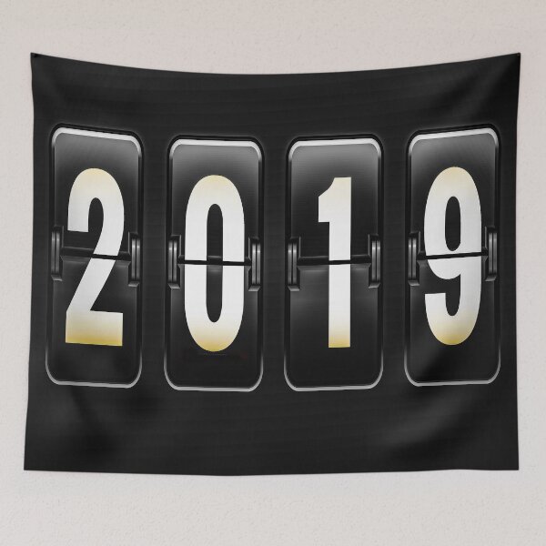 Item preview, fwc 4048 new year happy 2019 designed and sold by fred chiea.