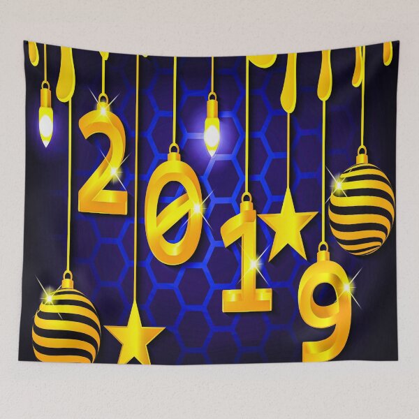 Item preview, fwc 4052 new year happy 2019 designed and sold by fred chiea.