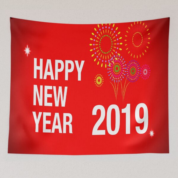 Item preview, fwc 4067 new year happy 2019 designed and sold by fred chiea.