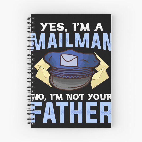 Item preview, Mailman Postman Not Your Father Funny Joke designed and sold by Velveteens.