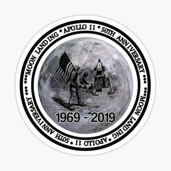 Item preview, 50th Anniversary Apollo 11 Moon Landing 1969-2019 designed and sold by josima.