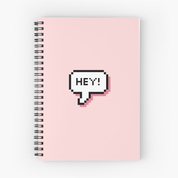Item preview, Hey! - Pixel Speech Bubble - (Pink) designed and sold by Bumcchi.
