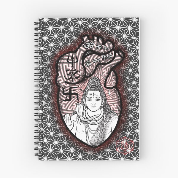 Item preview, Lord Shiva ,Mahadev Sacred Geometry heart ❤️ Ohm Nama Shivaya  designed and sold by LuliTattoo.