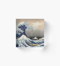 Great Wave Off Kanagawa Acrylic Block