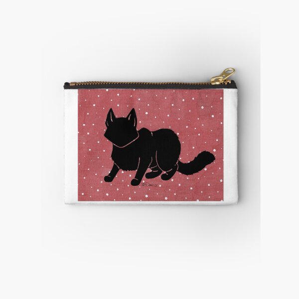 Item preview, Silhouette Cat with Dots designed and sold by CinnaStudios.