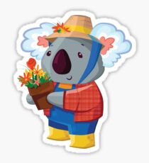 Garden Koala Sticker