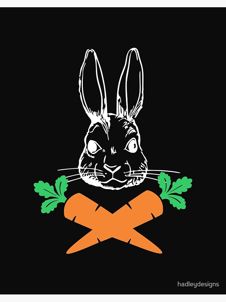Easter Bunny With Carrot Cross Skull Bones Funny T Shirt Easter Bunny With Carrot Cross Skull Bones Funny T Shirt