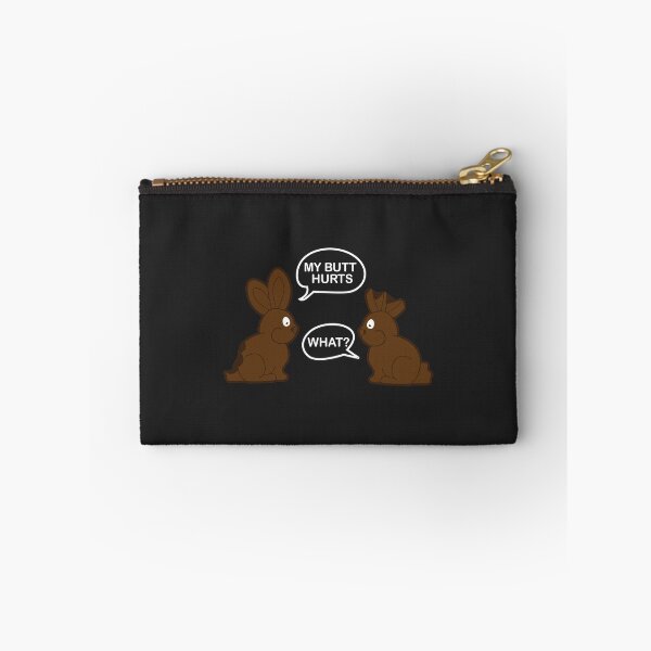 Item preview, My Butt Hurts What Funny Chocolate Happy Easter Bunny T Shirt designed and sold by hadleydesigns.