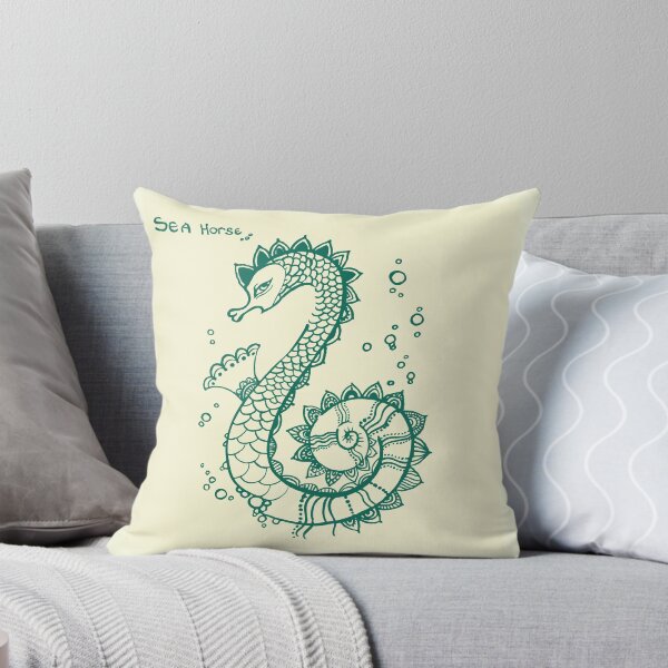 Item preview, Funny sea horse with bubbles  designed and sold by Mehendra.