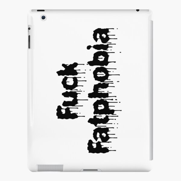Fuck Fatphobia Drip Design (Black Text) iPad Snap Case