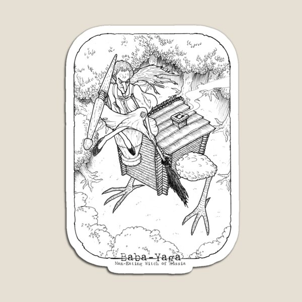 Baba-Yaga Magnet