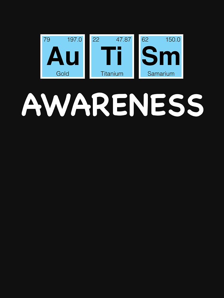 autism periodic table shirt