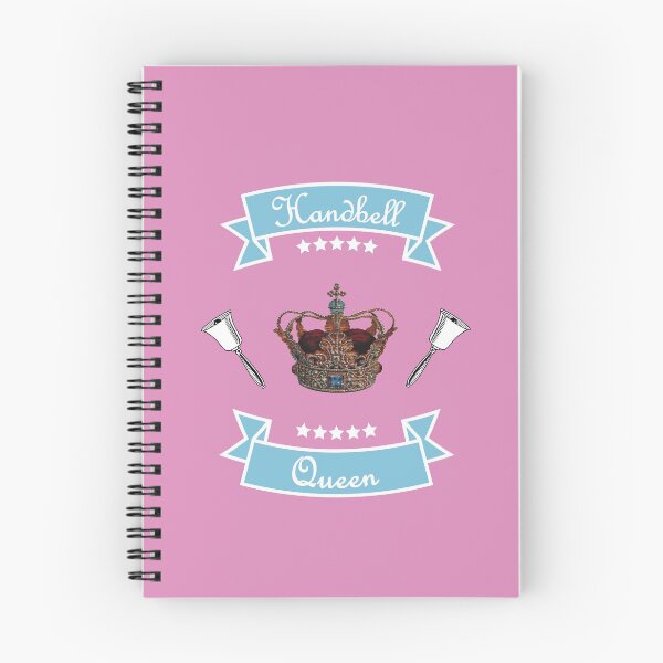 Item preview, Handbell Queen Blue on Pink designed and sold by SubtleSplit.