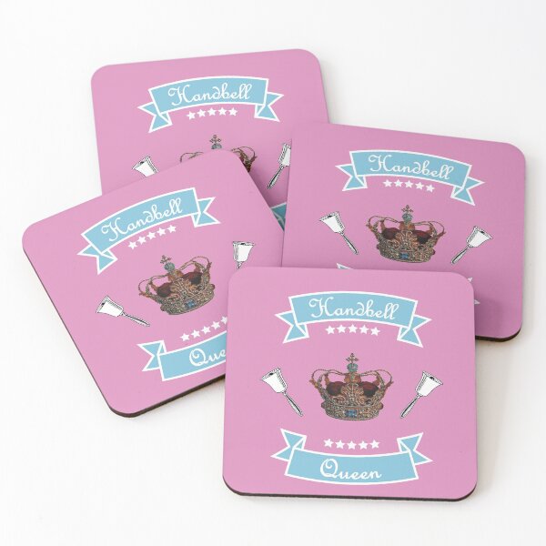 Item preview, Handbell Queen Blue on Pink designed and sold by SubtleSplit.