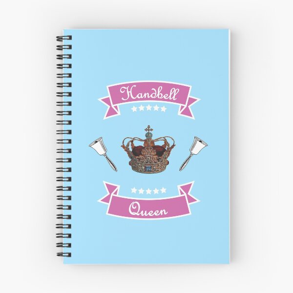 Item preview, Handbell Queen Pink on Blue designed and sold by SubtleSplit.