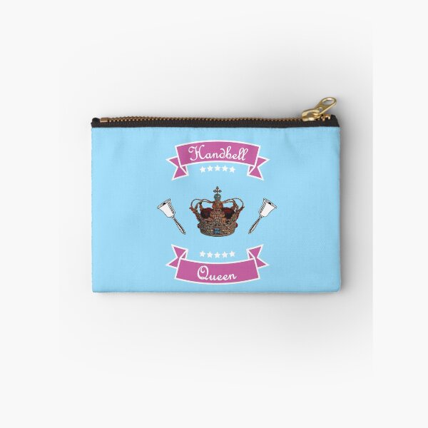 Item preview, Handbell Queen Pink on Blue designed and sold by SubtleSplit.