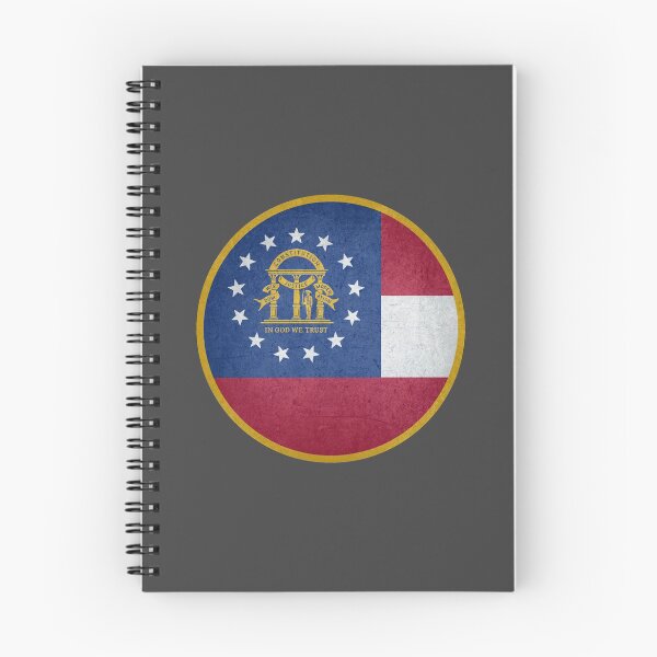 Item preview, Georgia State Flag designed and sold by HawkstoneDesign.