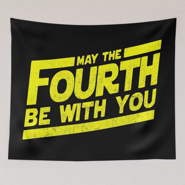 Item preview, May The 4th Be With U You, Fourth, Funny SciFi Movie designed and sold by RAWWR.