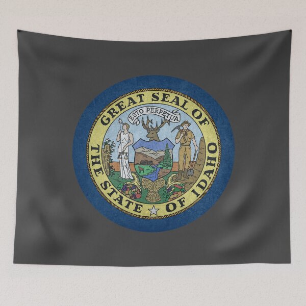 Item preview, Idaho State Flag designed and sold by HawkstoneDesign.