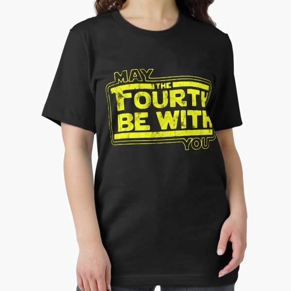 Vista previa del artículo con la obra «May 4th Be With U You, 4th, Funny SciFi Movie», diseñado y vendido por RAWWR.