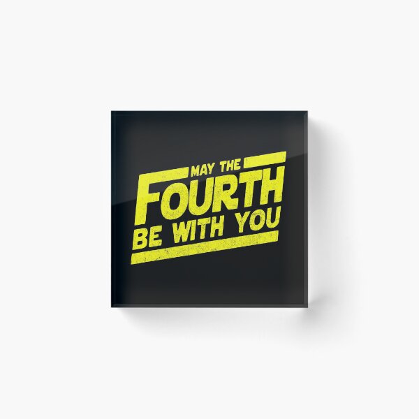 Item preview, May The 4th Be With U You, Fourth, Funny SciFi Movie designed and sold by RAWWR.
