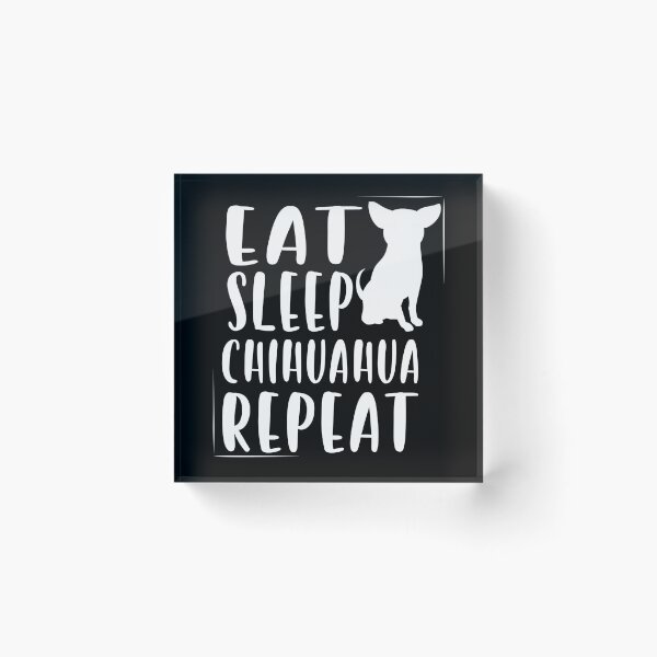 Item preview, Eat sleep Chihuahua repeat dog gift designed and sold by TuuliTuule.
