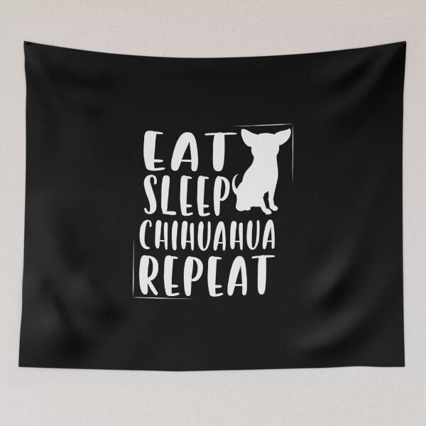 Item preview, Eat sleep Chihuahua repeat dog gift designed and sold by TuuliTuule.