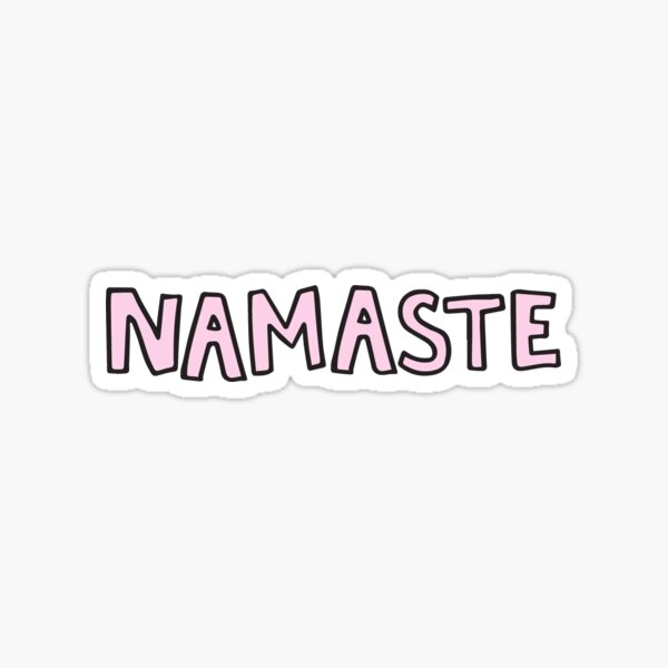 Namaste Sticker