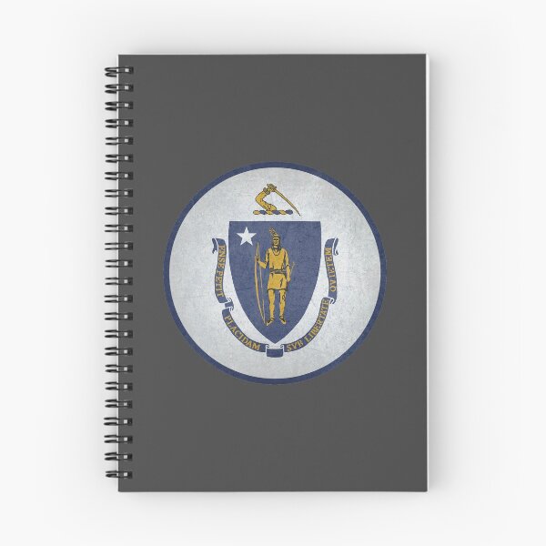 Item preview, Massachusetts State Flag designed and sold by HawkstoneDesign.
