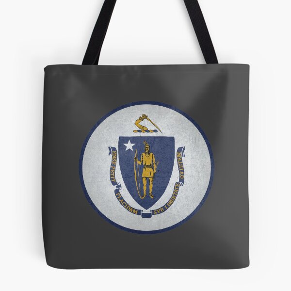 Item preview, Massachusetts State Flag designed and sold by HawkstoneDesign.