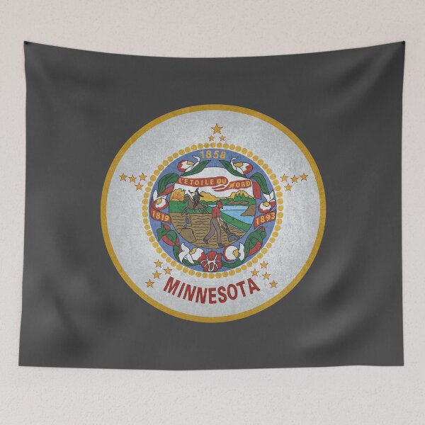 Item preview, Minnesota State Flag designed and sold by HawkstoneDesign.