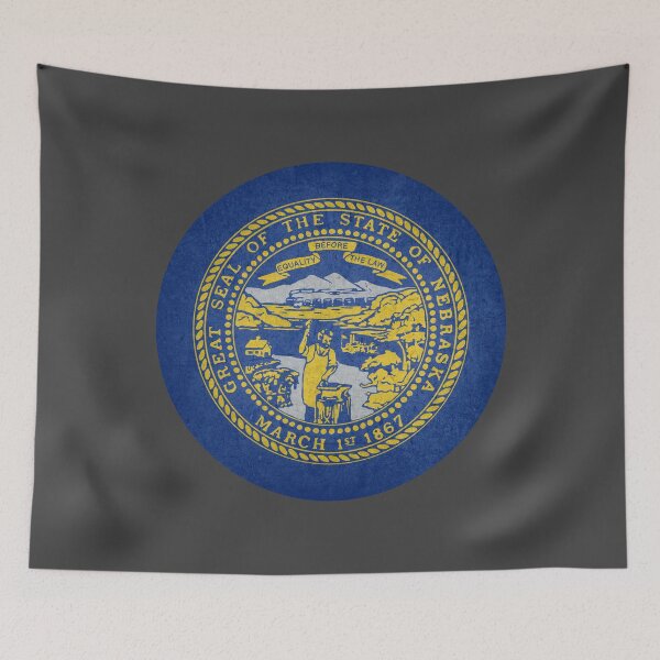 Item preview, Nebraska State Flag designed and sold by HawkstoneDesign.