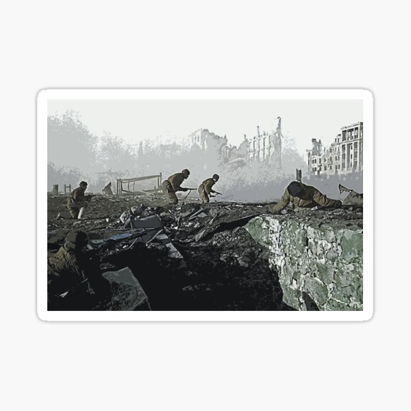 Artikel-Vorschau von Stalingrad - Sowjetischer Infanterievormarsch, designt und verkauft von The War Effort.