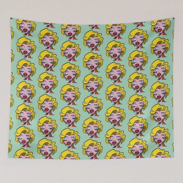 Item preview, Marilyn Pop (Teal) designed and sold by binarygod.