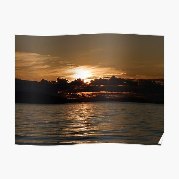 Pender Island Sunset Poster