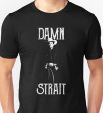 Camiseta ajustada Estrecho de George Damn - Plantilla blanca-1