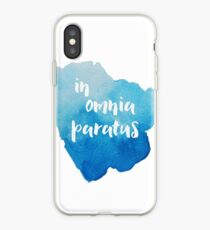 Vinilo o funda para iPhone En Omnia Paratus - Listo para cualquier cosa