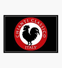 Black Rooster Italy Chianti Classico Photographic Print