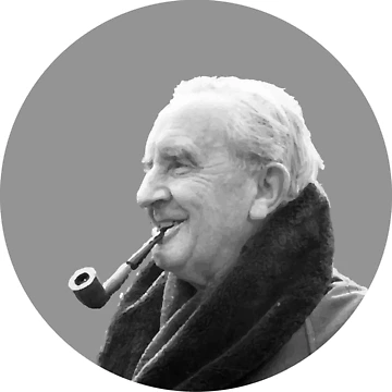 Artwork thumbnail, J.R.R. Tolkien by Annreck Wallen