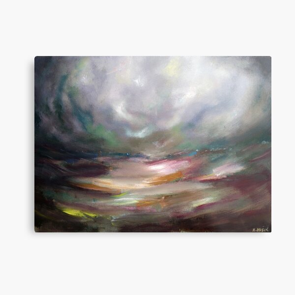 The eye of the storm Metal Print