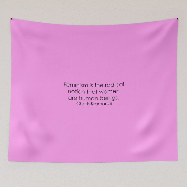Item preview, Cheris Kramarae Quote- Feminism designed and sold by AmeriKayUSA.