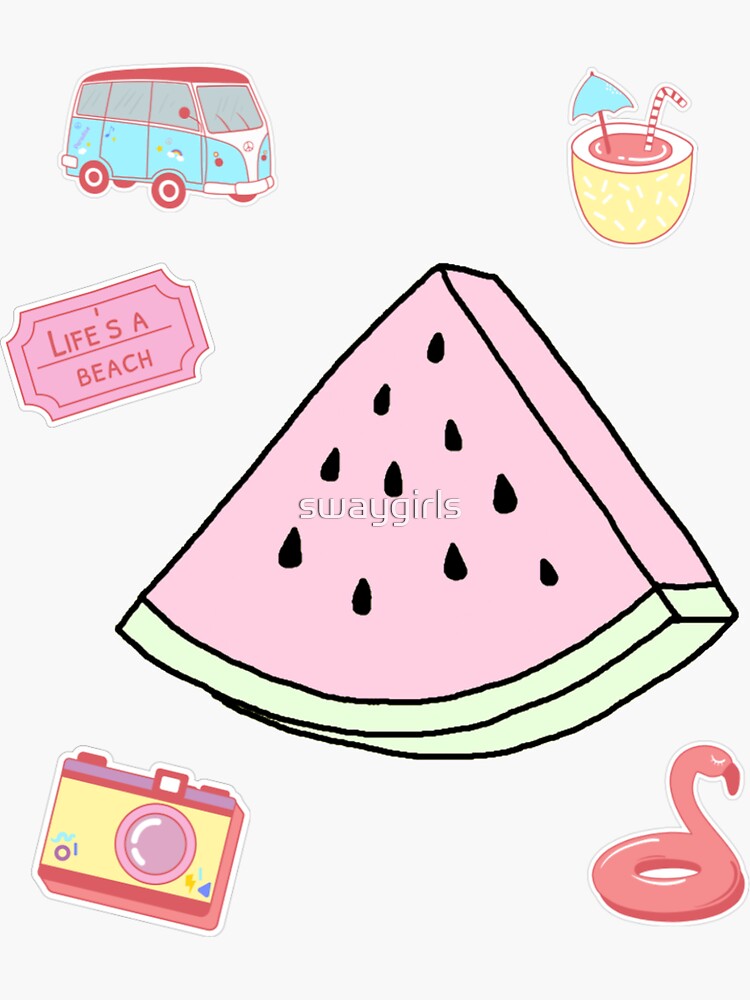 Pastel aesthetic sticker pack Sticker for Sale by swaygirls