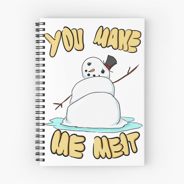 Item preview, "You Make Me Melt" Cute Snowman designed and sold by Bubbawrap.